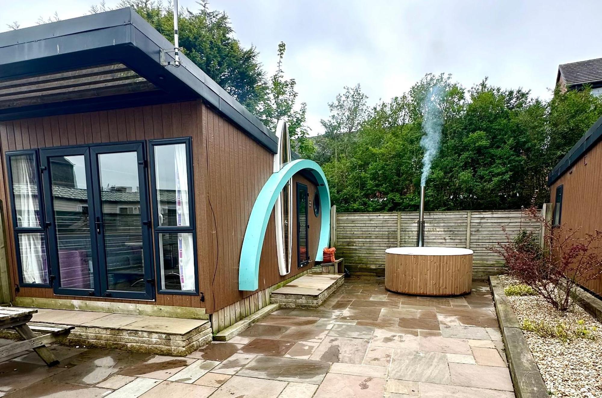 Elletson Park Wood Fired Hot Tubs, Caravans & Pods Pilling Esterno foto