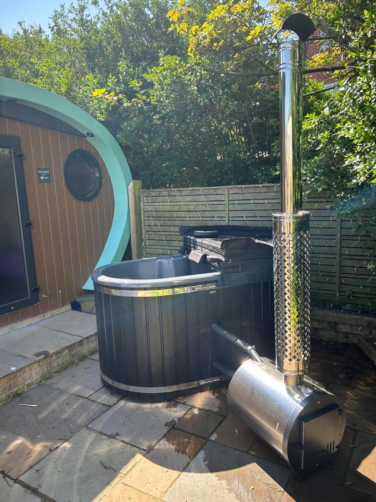 Elletson Park Wood Fired Hot Tubs, Caravans & Pods Pilling Esterno foto